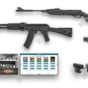 интерактивный тир для нормативов по стрельбе и образования ТИР ЭЛЕКТРОН